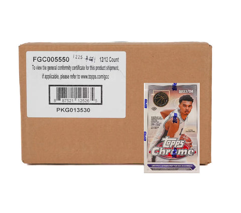 2023-24 NBA TOPPS CHROME HOBBY CASE