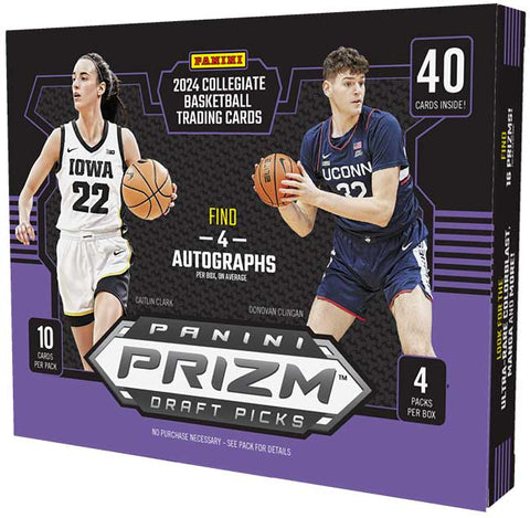 COLLEGIATE PANINI 2024 PRIZM DRAFT PICKS HOBBY 3 BOX PICK YOUR COLOR 