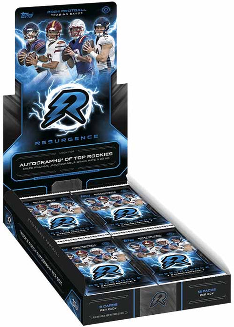 NFL 2024 TOPPS RESURGENCE HOBBY 4 BOX PICK YOUR TEAM 