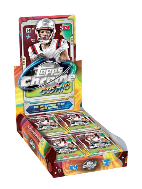 NFL 2024 TOPPS COSMIC CHROME HOBBY 3 BOX PICK YOUR TEAM 