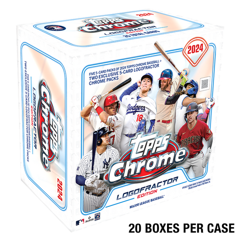 MLB 2024 TOPPS CHROME LOGOFRACTOR 10 BOX [1/2 CASE] PICK YOUR TEAM 