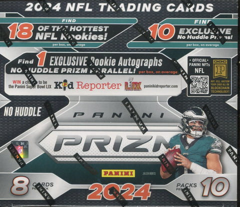 NFL 2024 PANINI PRIZM HOBBY + NO HUDDLE 2 BOX PICK YOUR TEAM 