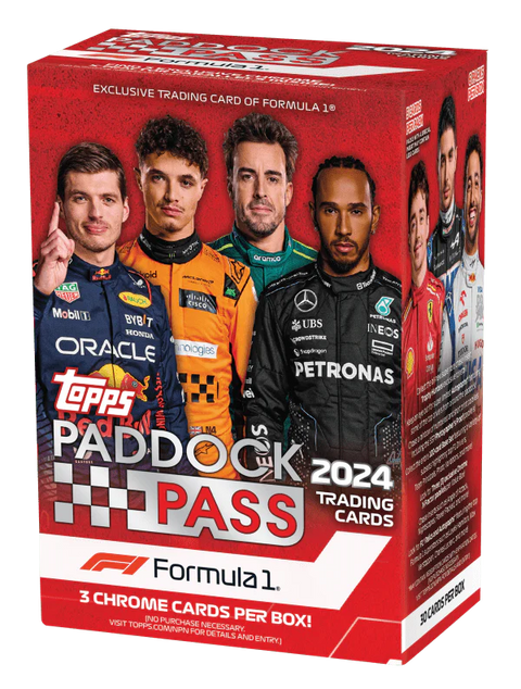 2024 FORMULA 1 TOPPS PADDOCK PASS BLASTER